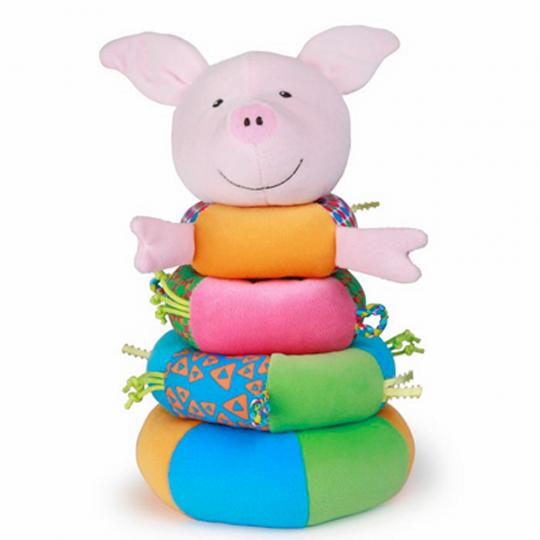 Pyramide Piglet for Kids. Textile