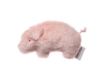 Baby pillow pig Jule 14 x 9 cm with cherry stone filling