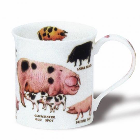 DUNOON Old Farm Breeds mug fine bone china porcelain