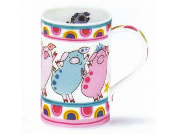 DUNOON Kitchen Kool Pigs Tasse Becher Porzellan Schwein