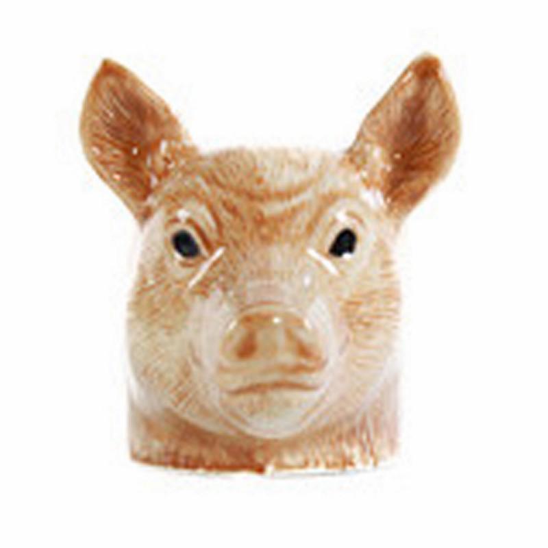 Eierbecher Schweine Tamworth 2 Stück feine Keramik Quail GB