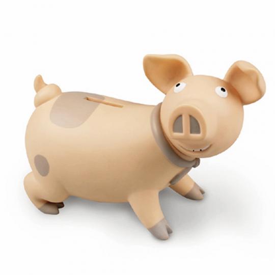 Money bank Piglet. The Little Knight Trenk. Plastic