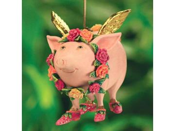 Krinkles Flying Rose Pig. Patience Brewster