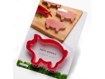Party Animal Pig. Sandwich Cutter