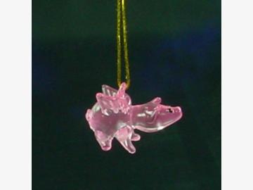 Tree Ornament Glass-pig