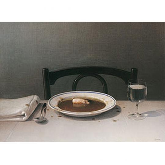 Notecard with envelope. soup-pig II. Michael Sowa