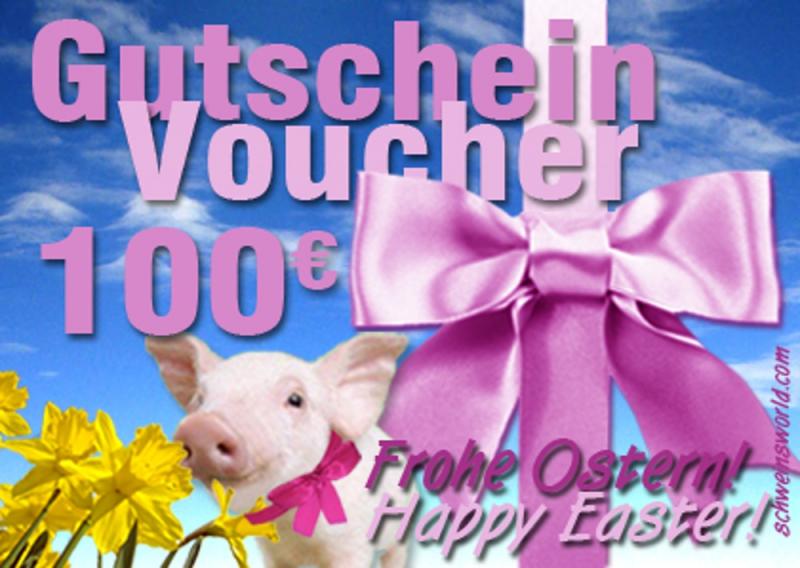 Gift voucher Pig EASTER-EDITION. Value of 10 EURO freeshipping
