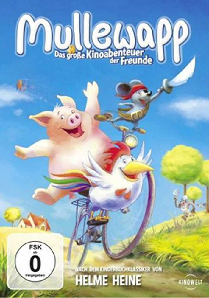 Mullewapp - The great adventure of friends. Pig Waldemar. DVD. german, english