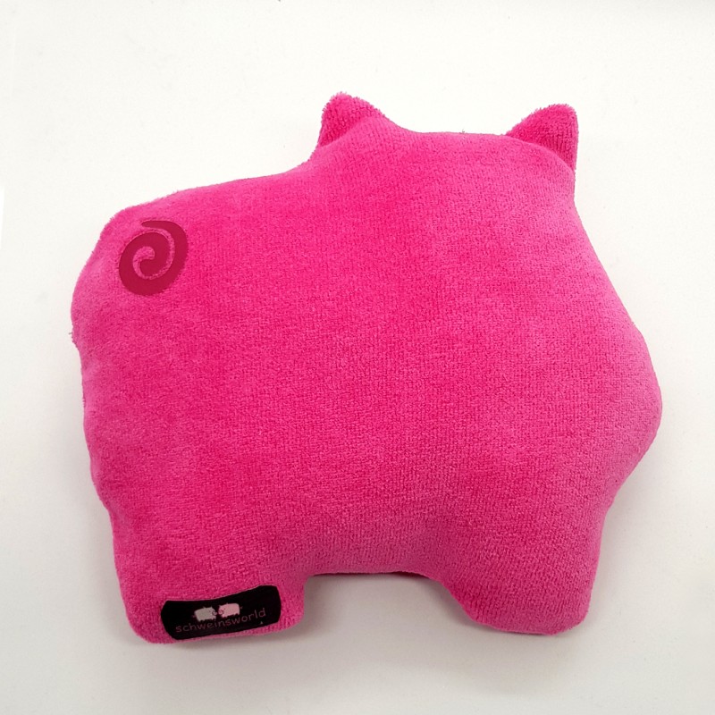 Plush pig with Hearts 18x16cm Mini pillow