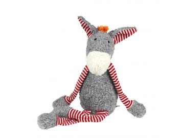 Donkey Charly Best friend of Pig Borsten Thorsten Fabric toy.38 cm ecological toy LANA natural wear