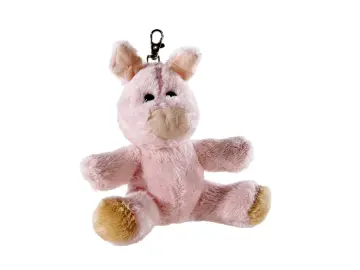 BESITO Plush Pig Keyring . Heunec