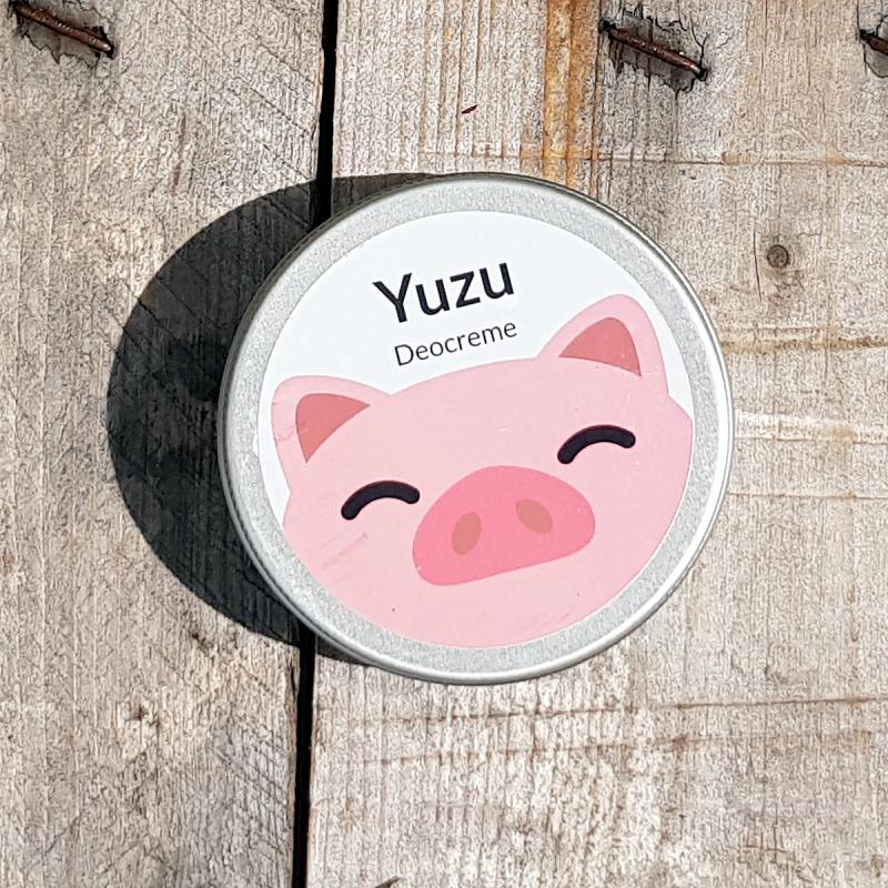 Deocreme EXTRA Yuzu 50g handgemacht Schweinchendose Deodorant
