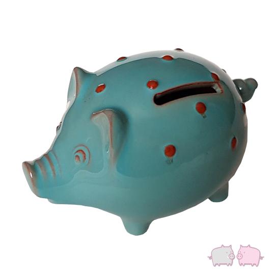 SINGLE PIECE! Old Piggie Bank Design Walter Bosse Old Pottery!