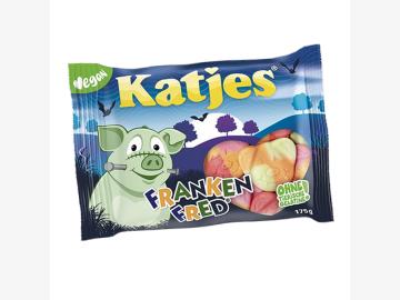 Fred Ferkel FRANKEN FRED HALLOWEEN EDITION Katjes Fruchtgummi/Schaumzucker vegetarisch 175g