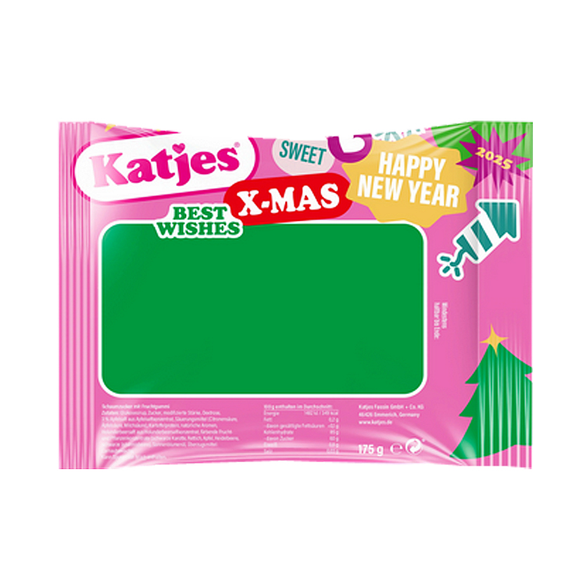 Fred Ferkel X-MAS NEW YEAR EDITION Katjes Fruchtgummi/Schaumzucker vegetarisch 175g