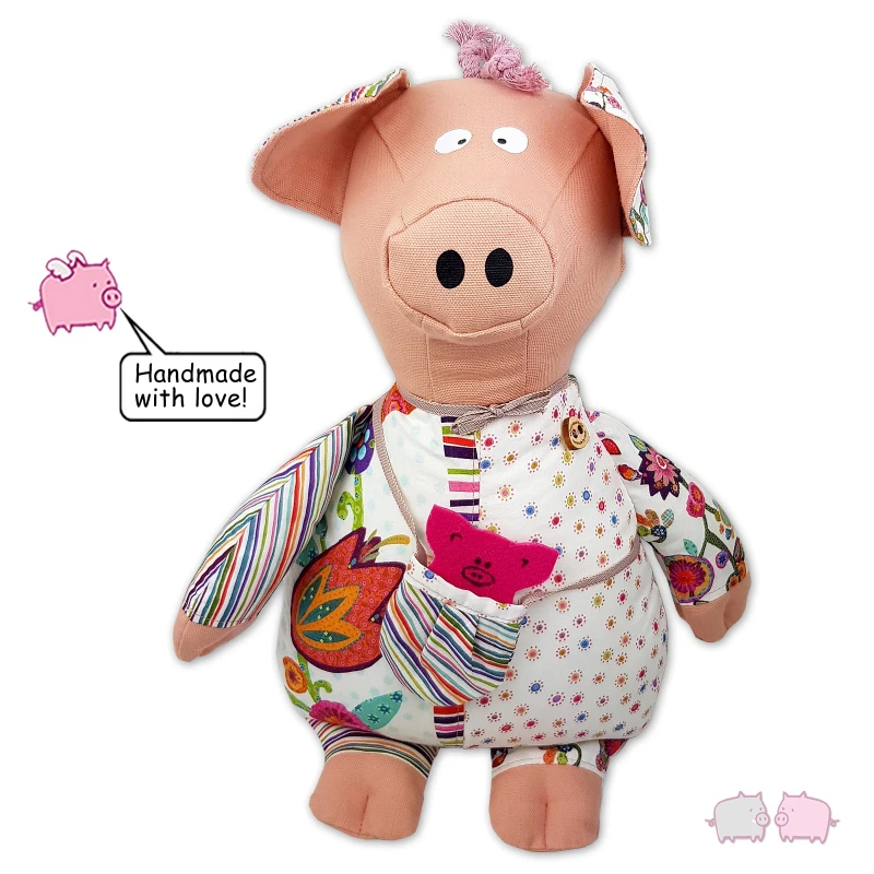 Piglet ANNA 41cm UNIQUE Stuffed Pig schweinsworld!