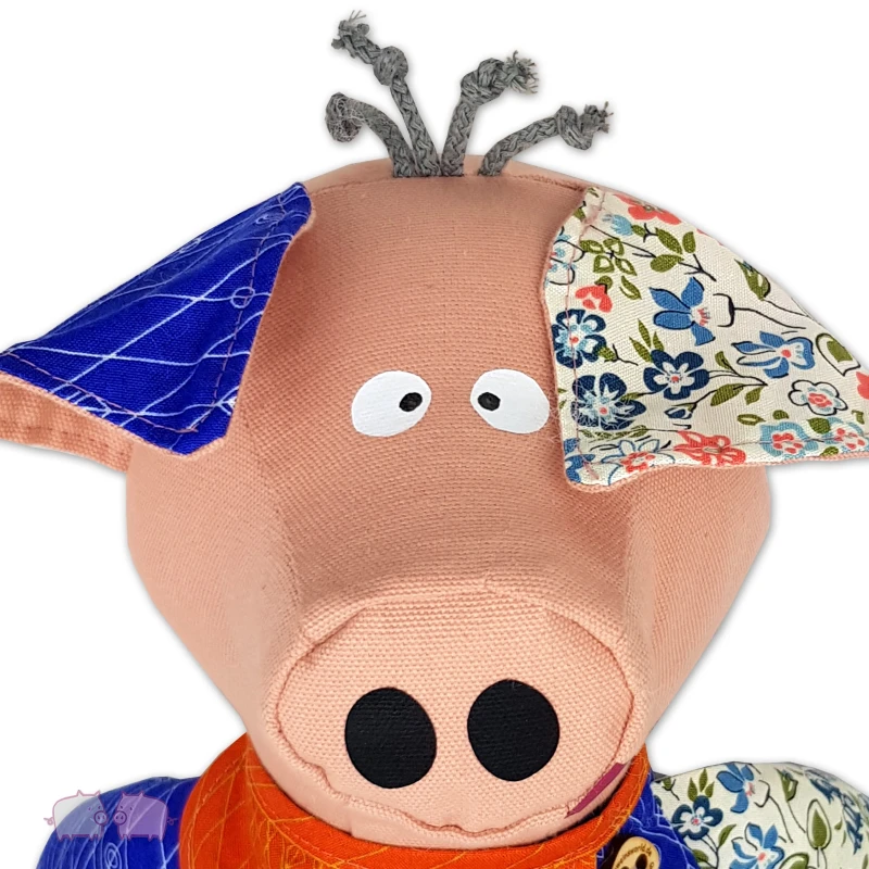 Piglet ZIGGY 41cm UNIQUE! Stuffed Pig schweinsworld!