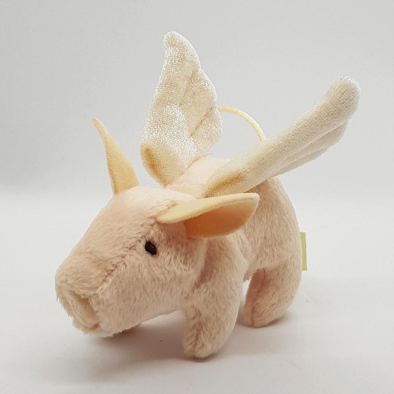 Finger-puppet Mini-Pig. with wings and magnetic trunk