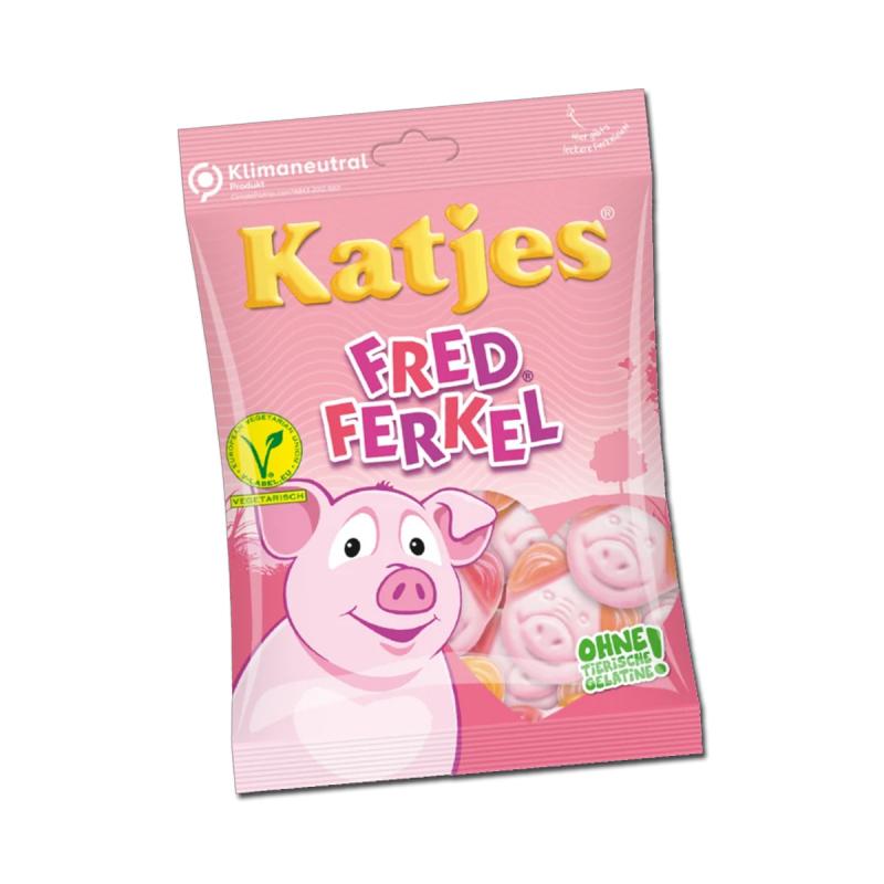 Fred Ferkel Katjes Fruchtgummi/Schaumzucker vegetarisch 200g
