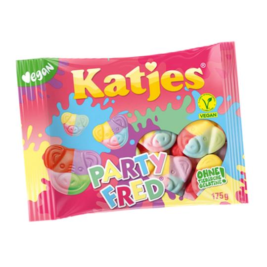 Fred Ferkel PARTY FRED Katjes fruit gum / foam sugar vegetarian 175g