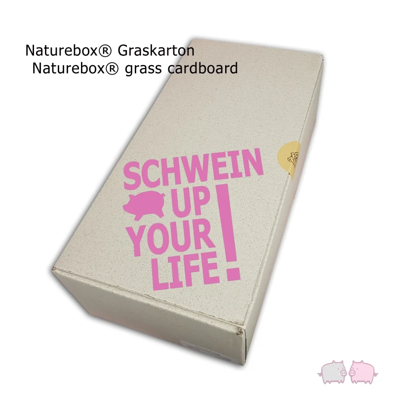 Geschenkbox Schachtel Naturebox Graskarton 40cm