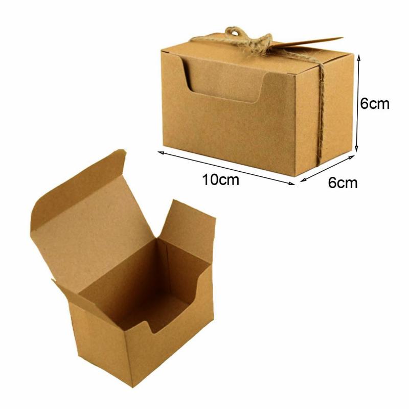Geschenkbox Schachtel m. Schwein Herz Kraftpapier/Karton naturbraun Gr.S