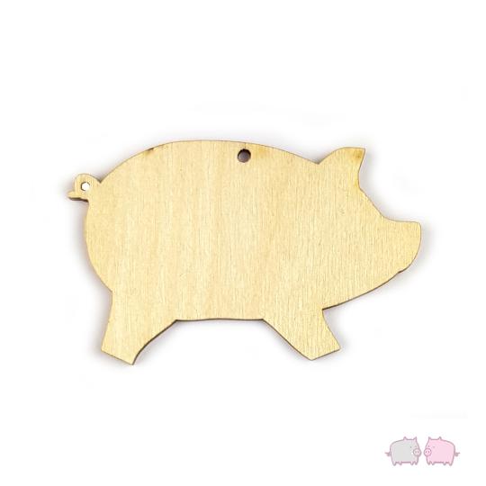 WoodenPig Ornament No.2