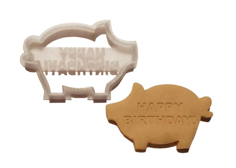 Cookie Cutter Pig HAPPY BIRTHDAY! SCHWEINSWORLD