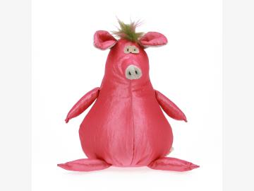 The tickly pig Waldemar. Plush. Helme Heine .Friends. Mullewapp. 26cm