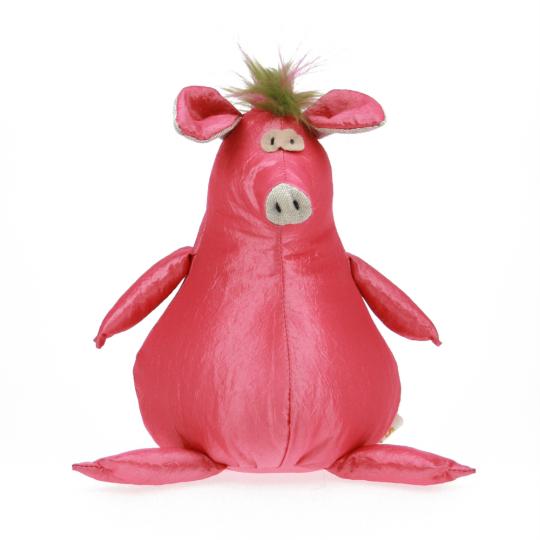 Kuscheltier Schwein Rosali Stofftier Steiner Taft/Leinen 20cm