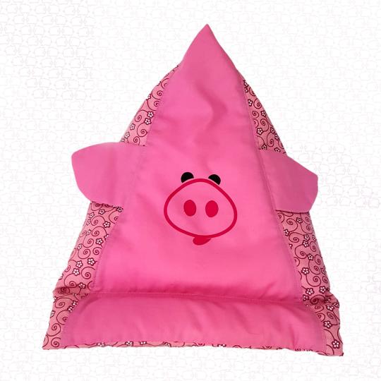 Bookend reading cushion Pig No.1 large, printed PadPillow Smartphone Pillow Tablet Pillow