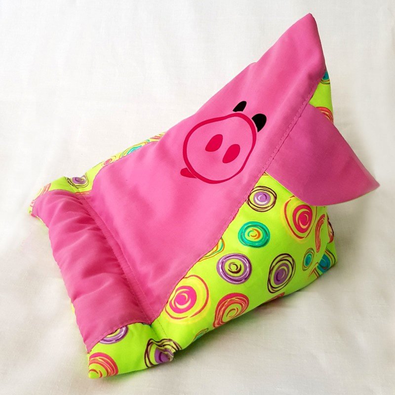 Bookend reading cushion Pig No.10 smal printed PadPillow Smartphone Pillow Tablet Pillow