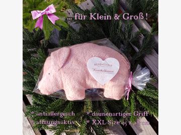 Schlafkissen Schwein Jule 45 x 28 cm