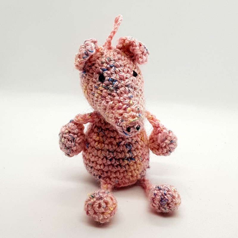 Flap Pig crocheted Different sizes  SINGLE PIECES