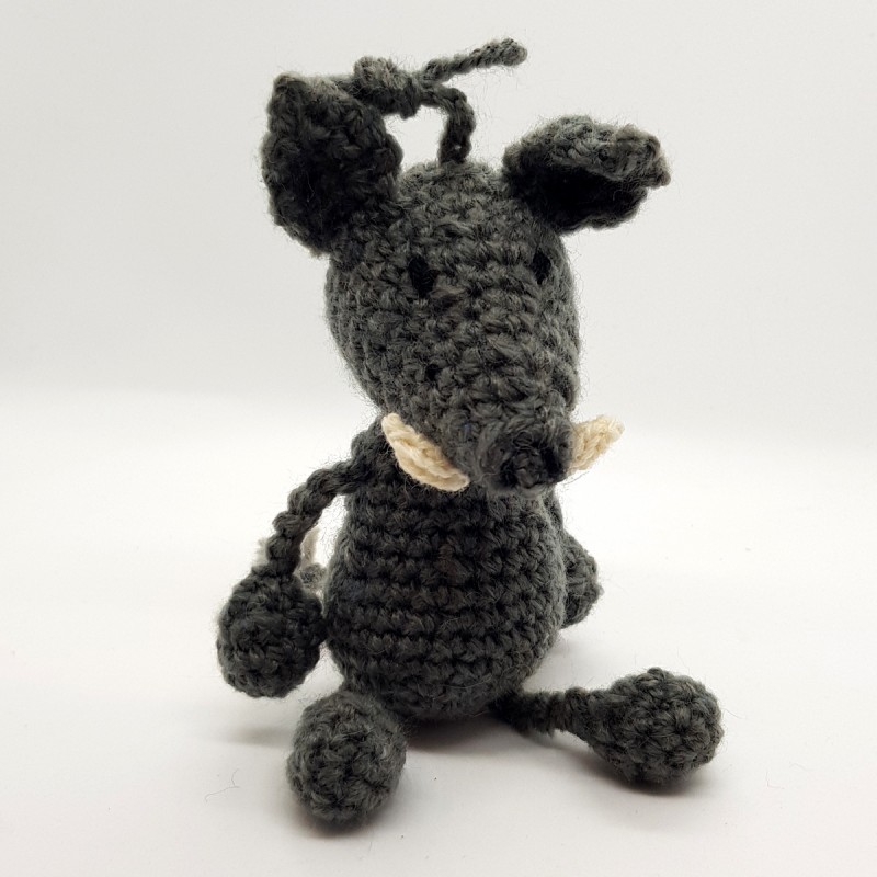 Flap Pig Wild boar crocheted 16 cm