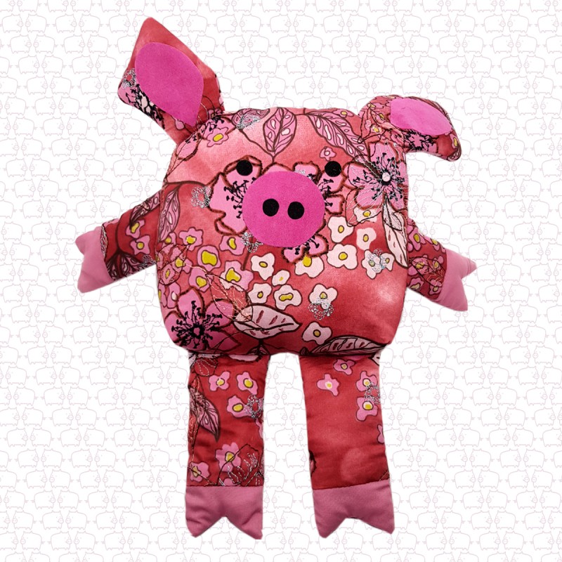 Soft flap pig pink big H 36cm