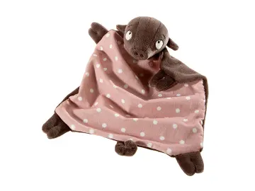 Truffle polka dot cuddly blanket Doudou Rosalie & Truffle OCS