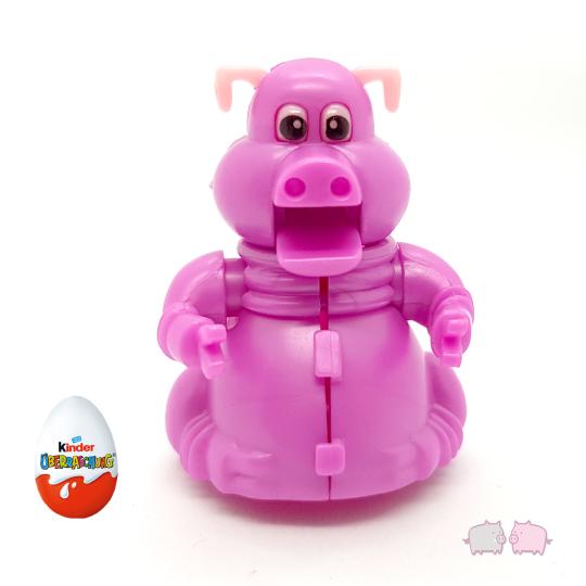 Surprise Egg Pig . mobile on castors